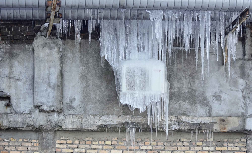 November Image ice on HVAC