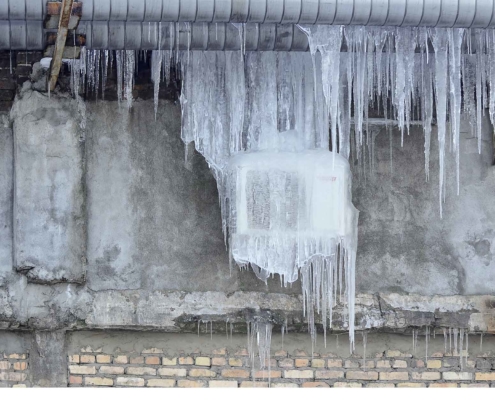 November Image ice on HVAC